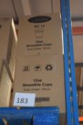 Two boxes of 12oz Smoothy cups, approx 1000 pieces per box