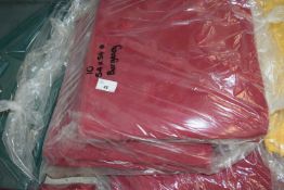 Tablecloth - Ivy Leaf Pattern - Colour: Burgundy - Size: 54 x 54 inches - quantity 19