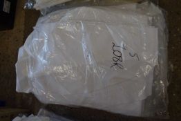 Tablecloth - Rose Pattern - Colour: White - Size: 108 inches - quantity 29