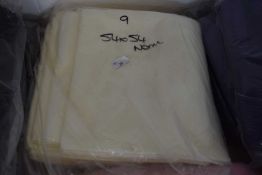 Tablecloth - Ivy Leaf Pattern - Colour: Ivory - Size: 54 x 54 inches - quantity 9