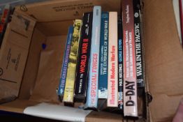 Nine military large format interest books, mainly Second World War including D-Day etc (541)