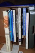 Mixed lot of nine large format history interest books (574B)