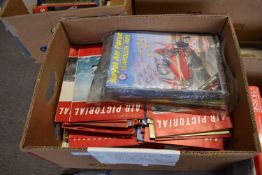 Mixed lot of fourteen aviation magazines of The Royal Airforce, Year Books from 1975 to 1989