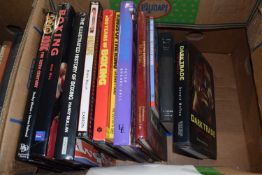 Mixed lot of 12mainly boxing interest titles to include Freddie Mills 1950's Twenty Years etc (376)