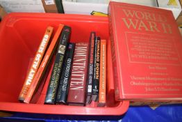 Nine military interest books to include Mountbatten etc, nine titles (558B)