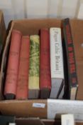 Mixed lot of large format history books including H G Wells Outline of History, 3 volumes etc (