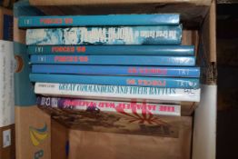 Eight military interest books including Great Commanders etc (544A)