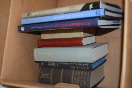 Mixed lot of eight large format history books (572B)