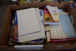 LARGE QTY EPHEMERA INC TRAVEL INTEREST, APPROX 36 MAPS AND BROCHURES INC 1977 BOUND EAST ANGLIA ETC,