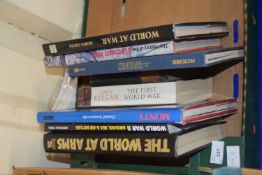 Eight mainly large format military interest books (544B)