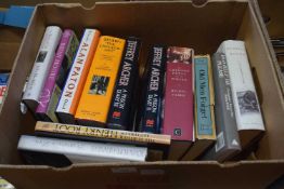 Mixed lot of twelve biographies and autobiographies to include Jeffrey Archer Prison Diaries etc (