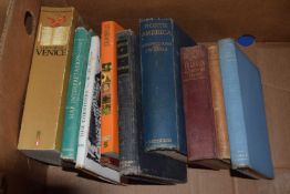 Ten mixed various travel interest books (579B)