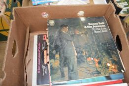 Mixed lot of approximately fifty LP's