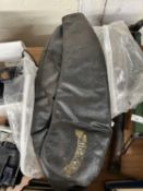 Vincent leather motorcycle tank cover