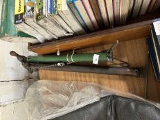 Two vintage hand pumps