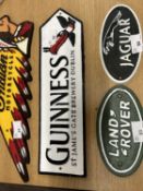 Guinness advertising sign, width 36cm
