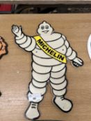 Michelin Man advertising sign, height approx 34cm, cast iron