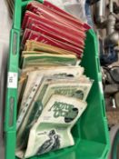 Box containing forty six assorted copies of The Motorcycling Magazine, covering 24.04.41 through