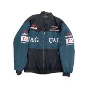 A rare Formula One Jaguar Racing jacket, embroidered to chest 'Eddie Irvine' - Formula 1 - World