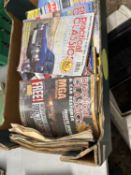 Box containing a mixed quantity of Practical Classics and Car Restoration magazines to include