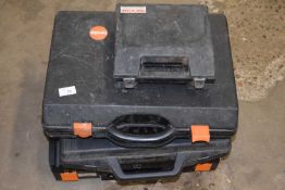 Mixed lot of various testers to include Track a Leak, Test A Flue Gas Analyzer