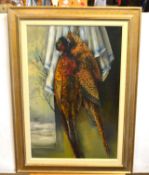 British School, circa 20th century, Hung dead game, oil on canvas, inscribed 'staveley' to lower