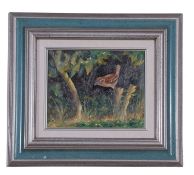 Kenneth Grant (British, 20th century), A pair of garden bird studies, one of a Dunnock perched, (2),