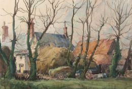 Frank Forward (British,1904-1978), inscribed on backboard 'Southwold Suffolk', watercolour and