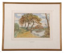 Charles Harmony Harrison (1842-1902), signed watercolour, 