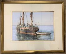 Christine Slade (British, b.1943), 'Repertor in the Morning Sun', pastel, signed, 37x54cm, framed