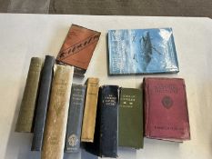 Box of mixed books on natural history including Mammals of South Africa, The Standard Natural