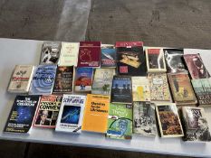Mixed box of large format books, mainly modern paperbacks etc - 24 in total - Ref: 163