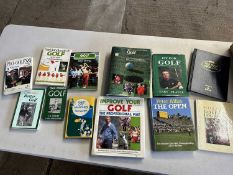 Collection of golf interest books, approx 12 titles - Ref: 645A