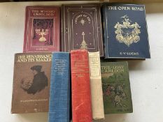 Mixed box of approx 8 top titles to include The History of Art, The Canterbury Burns 1896 No 5 of 24