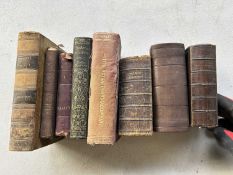 Mixed lot of leather bound books - reference 263B