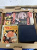 Mixed lot of ephemera and magazines to include Ideal Home etc - Ref: 731C