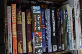 Box containing a collection of various First and Second World War interest etc including Punch