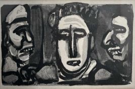 Georges Rouault (French 1871-1958), a collection of seven woodcuts, including 'Voltige' framed and