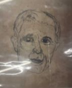 R.B. Kitaj (American 1932-2007 ) untitled portrait, etching, signed and numbered 17/30 lower