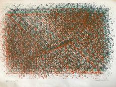 David Leverett (British,1938-2020), '3x3 Shift', limited edition screenprint, numbered 1/75,