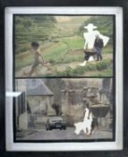 Cheryl Brooks, 'Storyboards, 2003, Thai/English Farmer Crossover Newsprint' (inscribed/label verso),