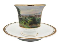 Ansichtentasse von Freiburg im Breisgau