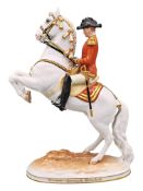 Augarten, Courbette mit Reiter