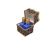 Dumont Limoges, Miniaturschatulle mit Flakons
