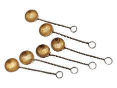 Sechs Münzlöffelchen