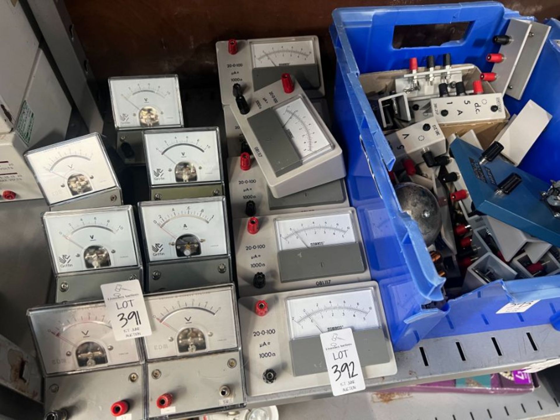 6X UNILAB STUDENT BENCH METERS - 081.117
