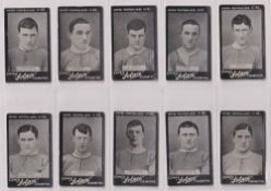 Cigarette cards, Cope's, Noted Footballers (Solace), Manchester City, 10 cards, nos 61, 62, 63,