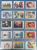 Trade cards, A&BC Gum, Monkees, (coloured), 'X' size (set, 55 cards) (gd)