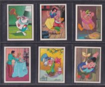 Trade cards, Anglo Confectionery, Walt Disney Characters, 'L' size (set, 78 cards) (vg)