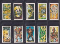 Trade cards, Bassett, House of Horror (set, 50 cards) (vg/ex)